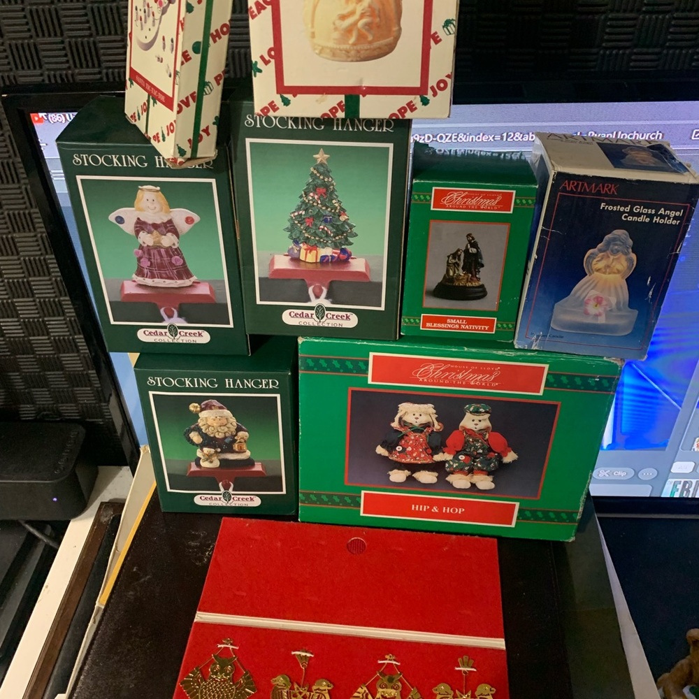 Lot of Vintage Christmas Decor. All are still new condition